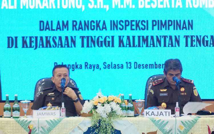 Ini Pesan Jamwas Inspeksi ke Kejati Kalteng