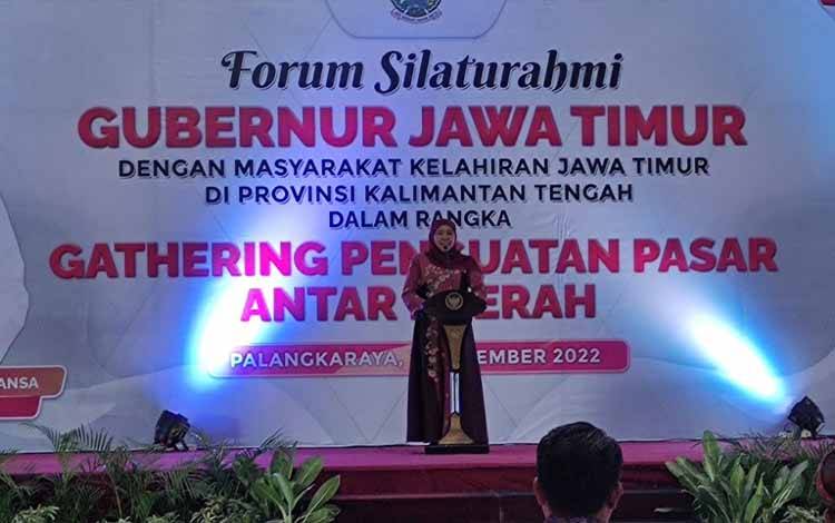 Gubernur Jatim Sapa Masyarakat di Kalteng