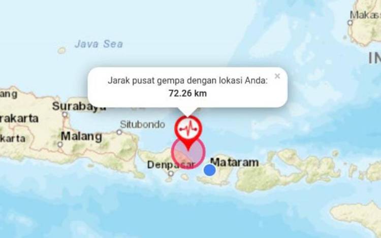 Gempa Susulan Masih Terjadi di Karangasem Bali