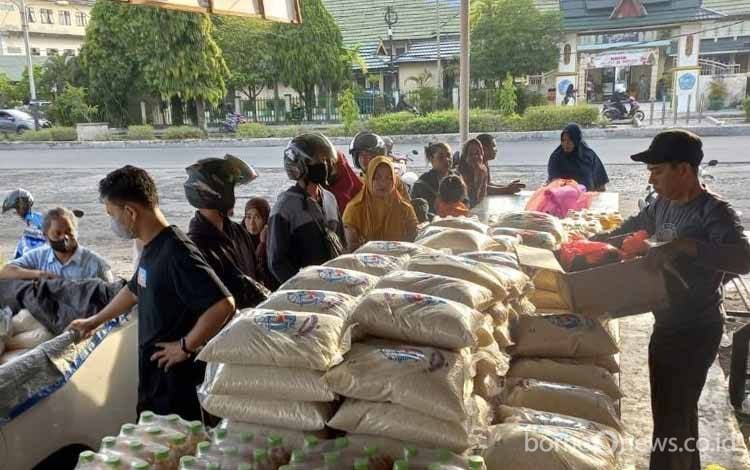 3,5 Ton Beras Subsidi Pemprov Kalteng Habis dalam Sehari