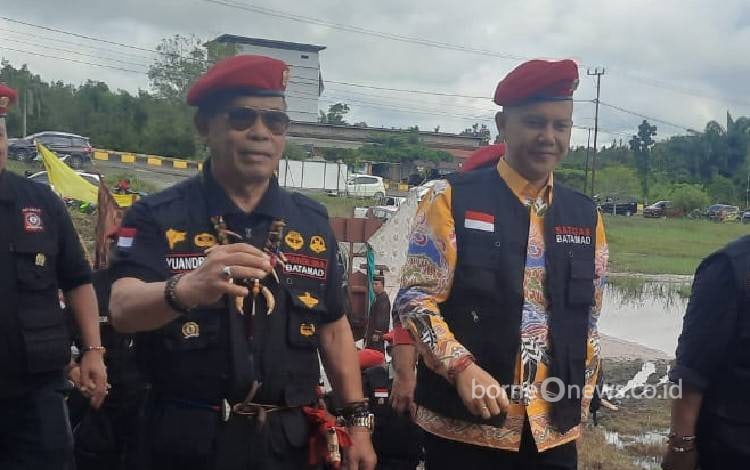 Bupati Gunung Mas Sambut Kedatangan Panglima Batamad Kalteng