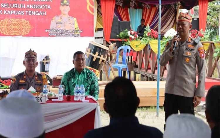 Kapolres Kapuas Kunjungan Kerja ke Polsek Kapuas Tengah, Ini yang Dilakukan