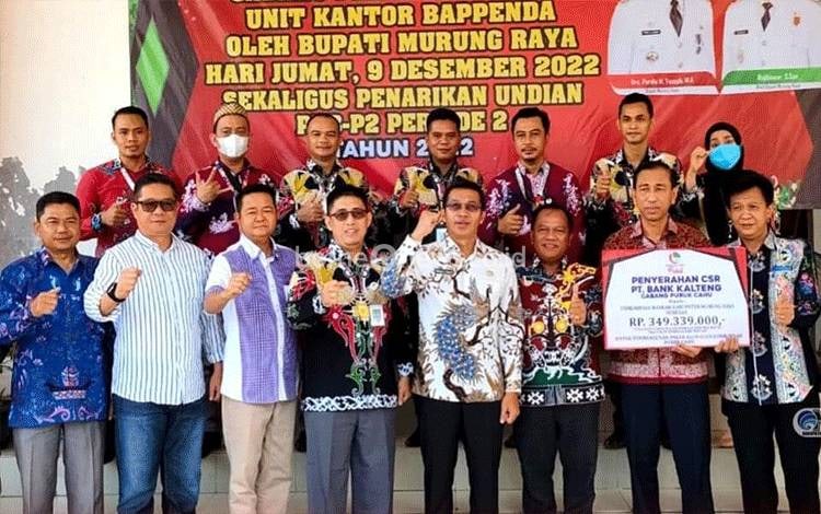 Bupati Murung Raya Resmikan Bank Kalteng Cabang Pembantu Unit Type C