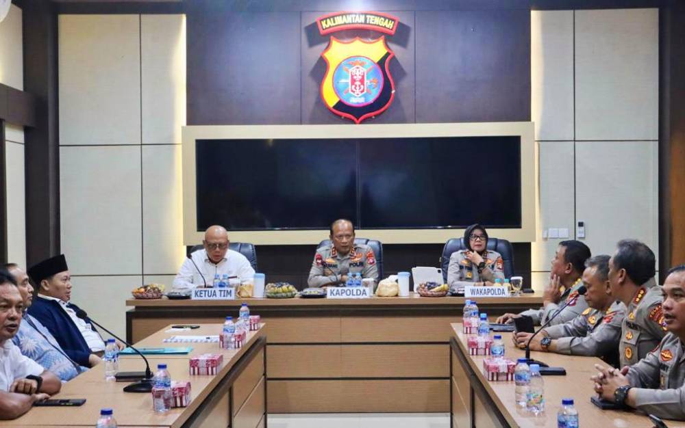 Kapolda Kalteng Terima Kunjungan Kerja Tim Kompolnas