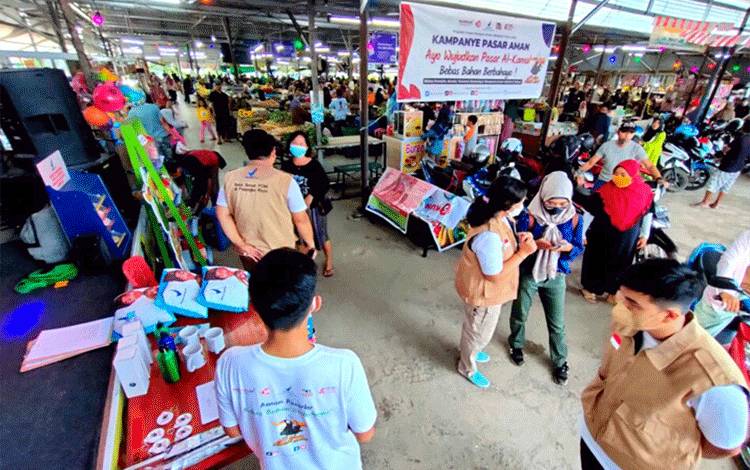 Pasar Al Kamal Sampit Dinominasikan Jadi Pasar Pangan Aman Nasional