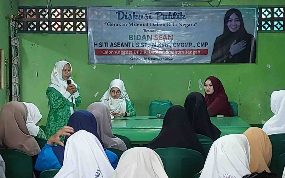Melihat Antusiasme Generasi Muda Kapuas Ikuti Diskusi Publik Gerakan Milenial dalam Bela Negara