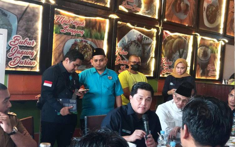 Erick Thohir Jawab Pertanyaan Soal Jadi Capres 2024