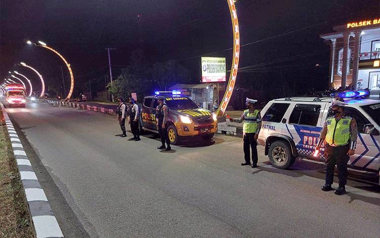 Malam Tahun Baru Sejumlah Jalan di Sampit Ditutup