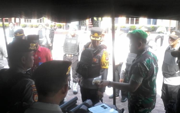 Polres Katingan Apel Gelar Pasukan Ops Lilin 2022 Jelang Nataru