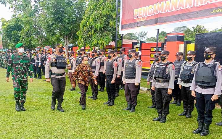 Kapolres Barito Timur Pimpin Apel Gelar Pasukan Operasi Lilin Telabang
