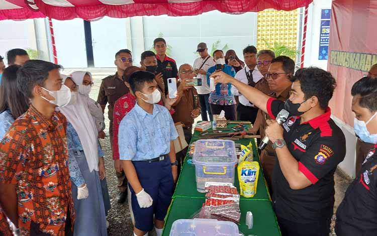 Kejari Kapuas Hadirkan Pelajar di Pemusnahan Barang Bukti Sabu, Ini Tujuannya