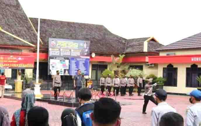 Wakil Bupati Barito Utara Pimpin Apel Gelar Pasukan Operasi Lilin 2022