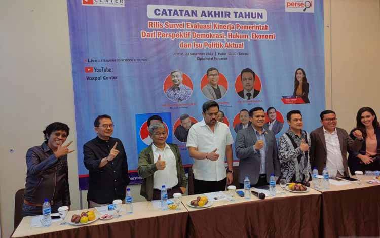 Voxpol: Mayoritas Publik Ingin 2 Paslon Capres pada Pilpres 2024