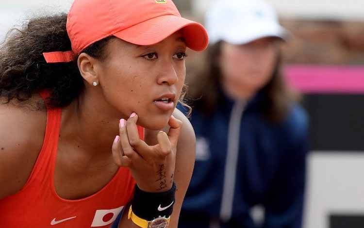 Naomi Osaka (Photo by JOSE JORDAN / AFP) (AFP/JOSE JORDAN)