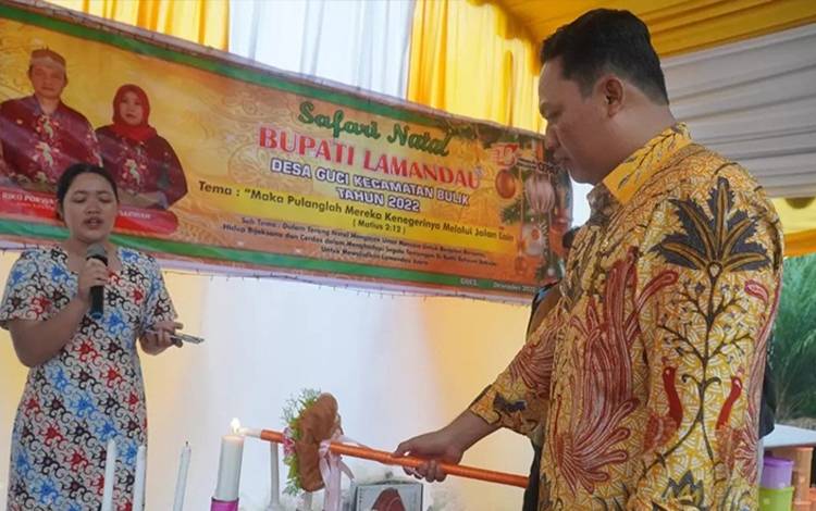 Bupati Lamandau : Implementasikan Makna Natal ?