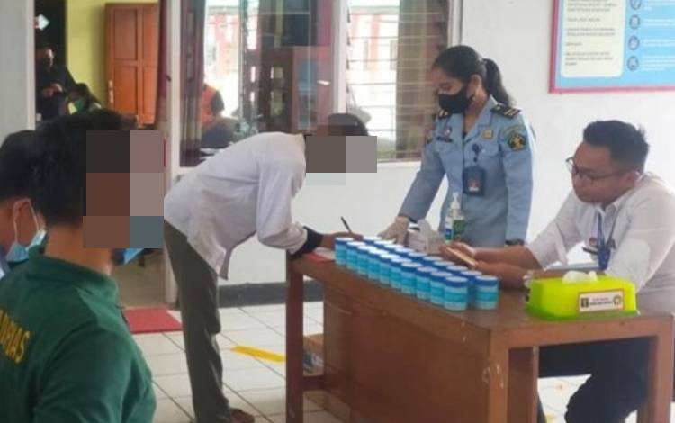 Rutan Kapuas Lakukan Tes Urine WBP Secara Mendadak, Ini Hasilnya