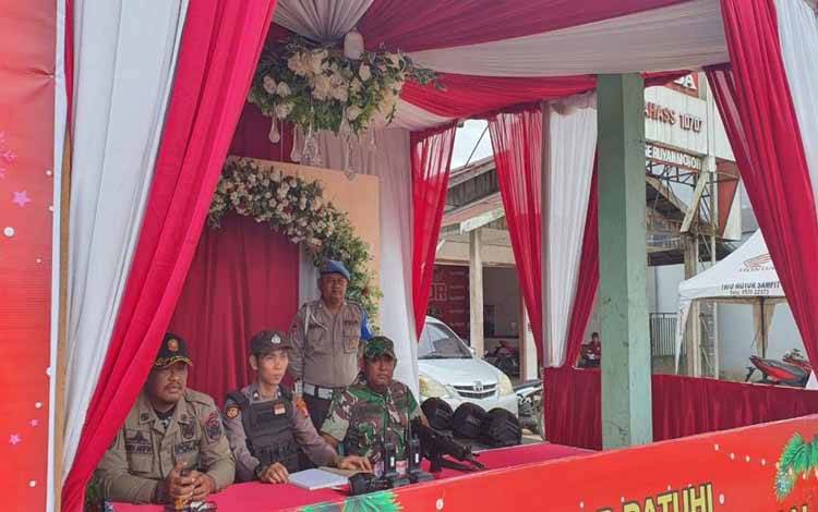 Pos Pengamanan Hanau Pantau Arus Lalu Lintas Nataru 2023