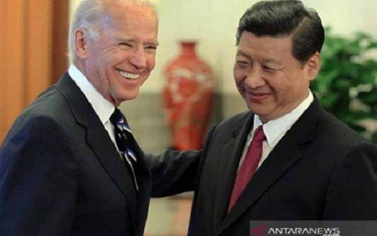 Ilustrasi - Presiden Amerika Serikat Joe Biden (kiri) dan Presiden China Xi Jinping (kanan). ANTARA/China Daily/mii/am