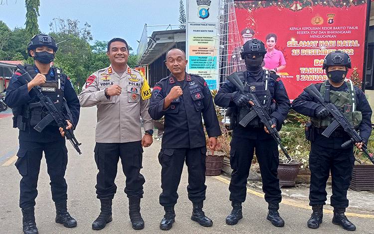Kapolres Barito Timur Sampaikan Imbauan untuk Warga yang Mudik Nataru