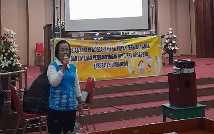 DP3AP2KB Lamandau Edukasi Pendewasaan Usia Perkawinan