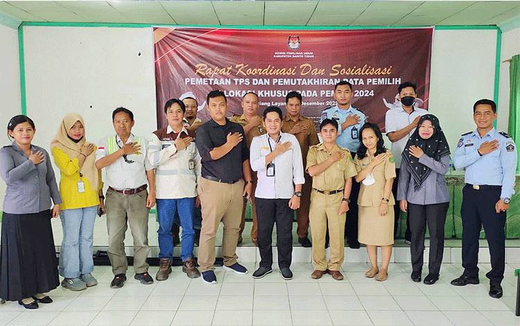 KPU Barito Timur Petakan 19 TPS dan Data Pemilih di Lokasi Khusus