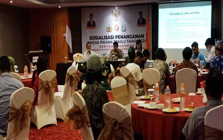 Bawaslu Kotim Sosialisasi Penanganan Tindak Pidana Pemilu 2024