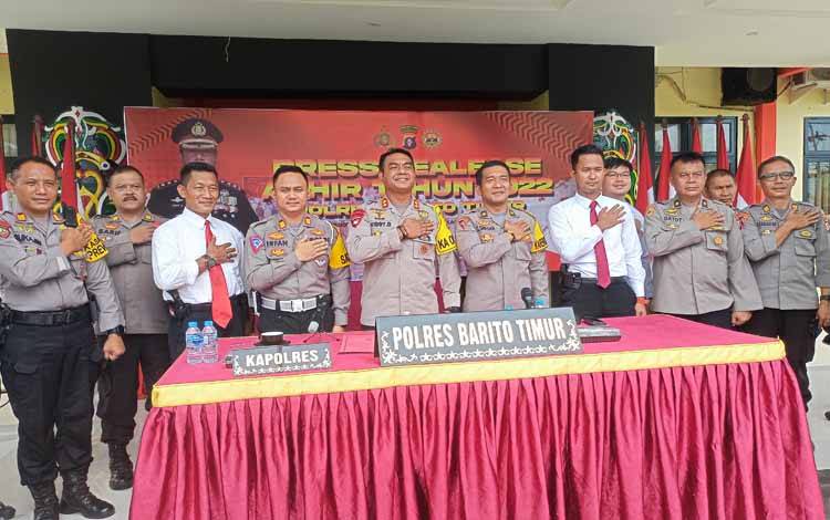 Kapolres Barito Timur Paparkan Kegiatan dan Inovasi Sepanjang 2022