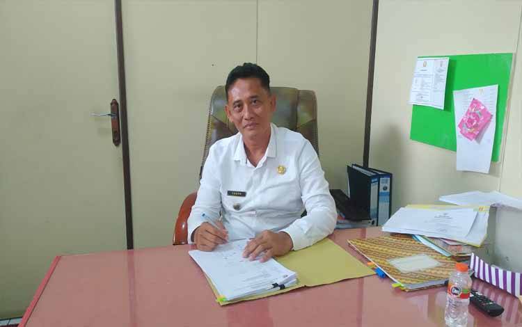 Camat Sabangau, Teguh Margiono (FOTO : NOPRI)