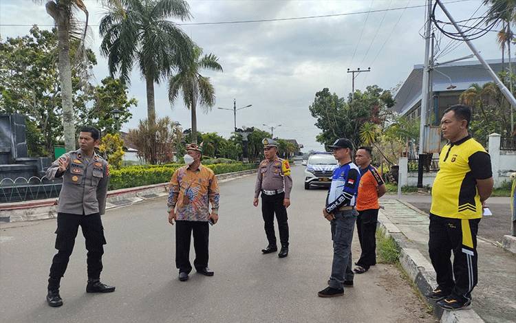 Satlantas Polres Kapuas Survei Lokasi Kegiatan Malam Pergantian Tahun Tentukan Rekayasa Lalu Lintas