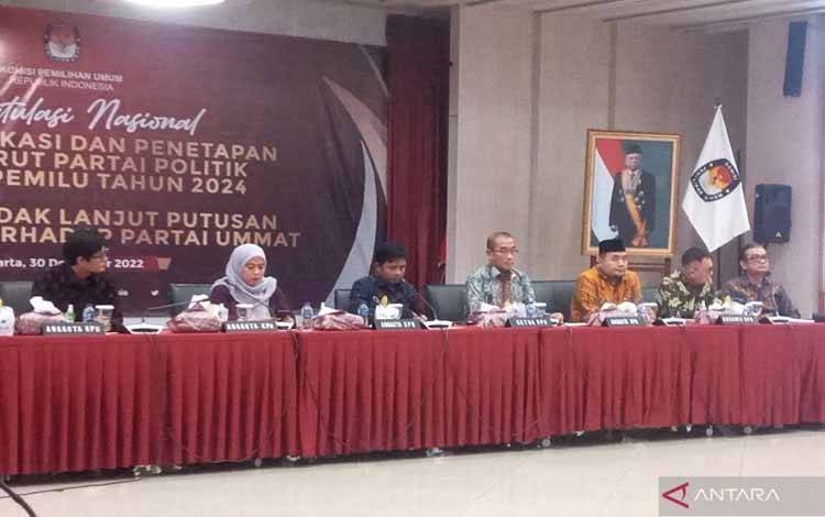 KPU RI Tetapkan Partai Ummat sebagai Peserta Pemilu 2024