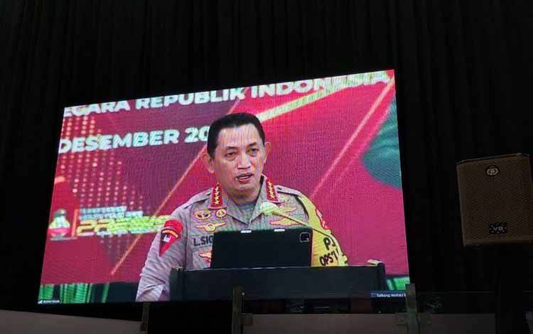 Kapolri Jenderal Listyo Sigit Prabowo. (ANTARA/Laily Rahmawaty)