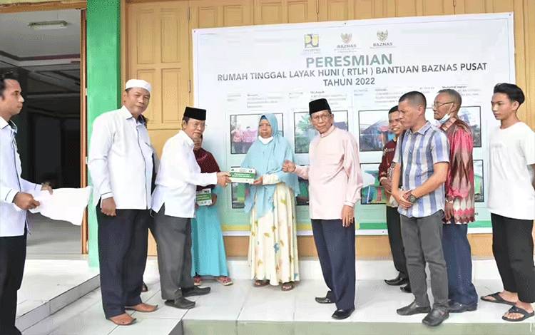 Baznas Kapuas Jalankan Program Renovasi Rumah Tinggal Layak Huni