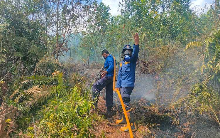 Kebakaran Lahan dan Hutan Terjadi di Beberapa Titik di Kota Sampit