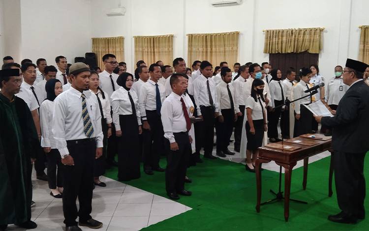 KPU Katingan Lantik Anggota PPK untuk Pemilu 2024?