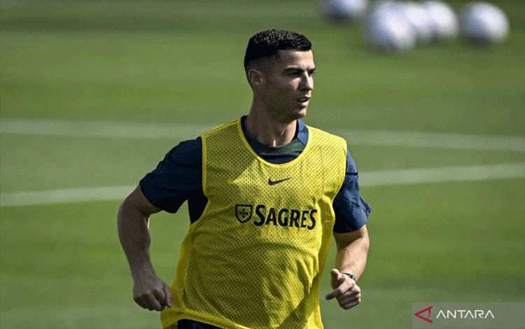 Cristiano Ronaldo. ANTARA/AFP/PATRICIA DE MELO MOREIRA