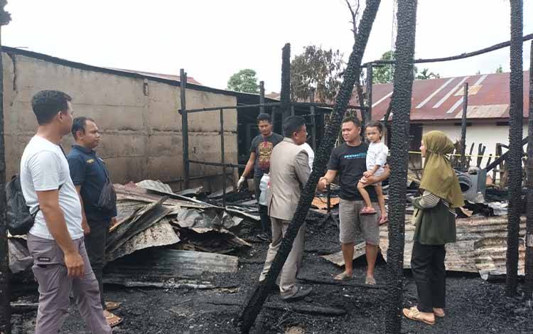 Tiga Bangunan di Sukamara Terbakar, Kerugian Capai Ratusan Juta Rupiah