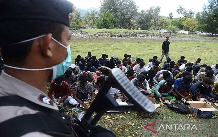 Sebanyak 29 Imigran Rohingya Kabur Dari Tempat Penampungan