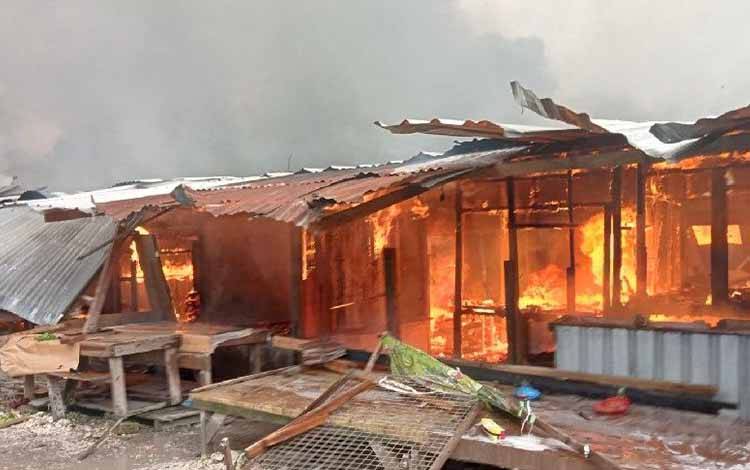 Kerugian Akibat Kebakaran Lapak di Pasar Youtefa Sekitar Rp 12 Miliar