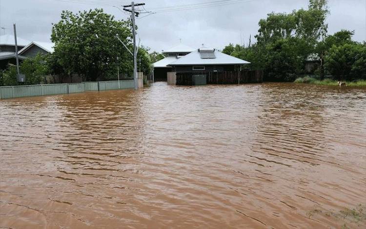Banjir Landa Australia Barat Laut, Warga Diangkut Helikopter
