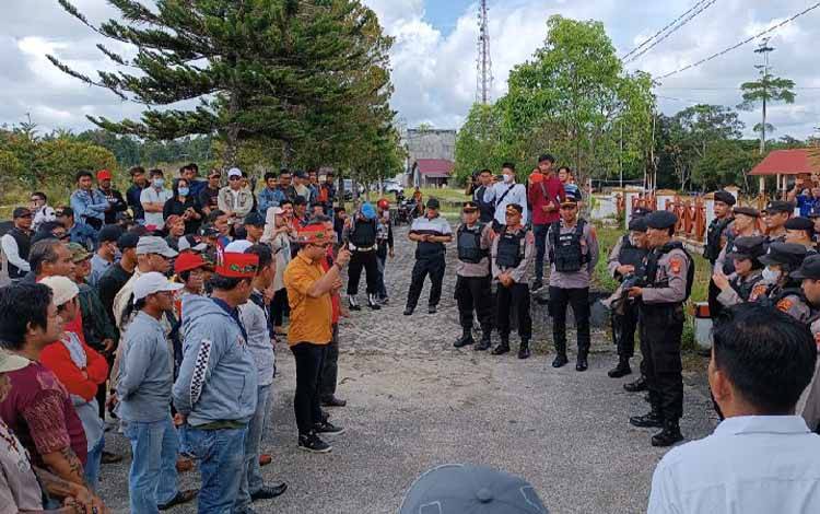 Aliansi Masyarakat Gunung Mas Gelar Aksi Damai
