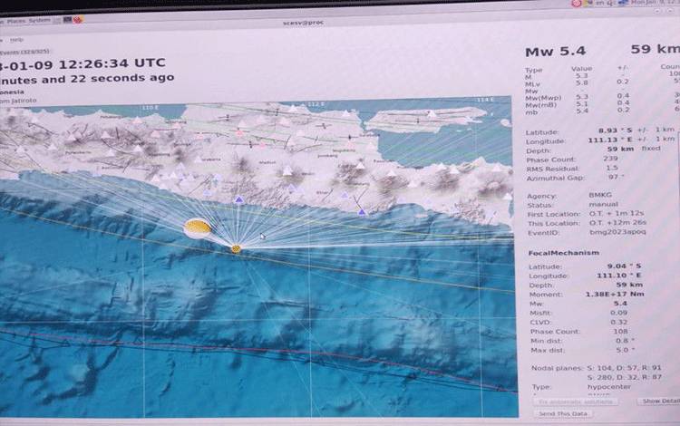 BMKG: Aktivitas Lempeng Indo-Australia Akibatkan Gempa M5,6 di Pacitan
