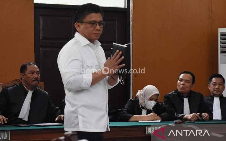 Sambo Sampaikan Permohonan Maaf kepada Kapolri dan institusi Polri