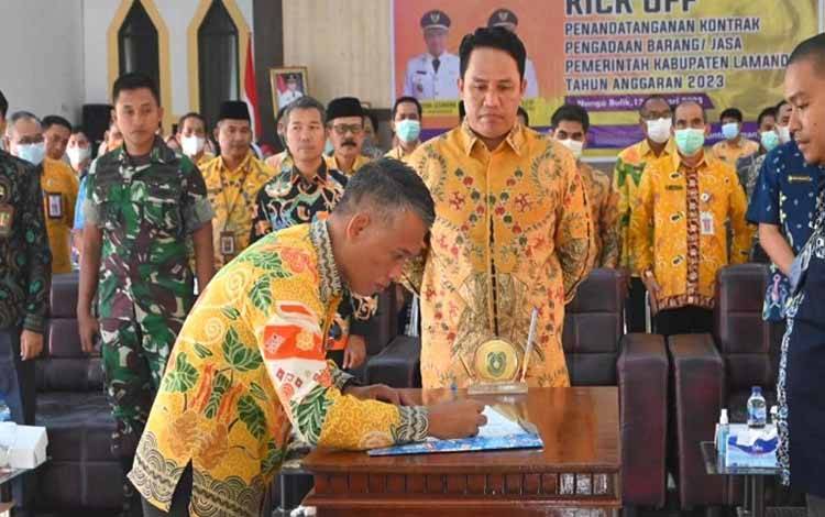 Pelaksanaan Program Pembangunan 2023 Dimulai di Lamandau