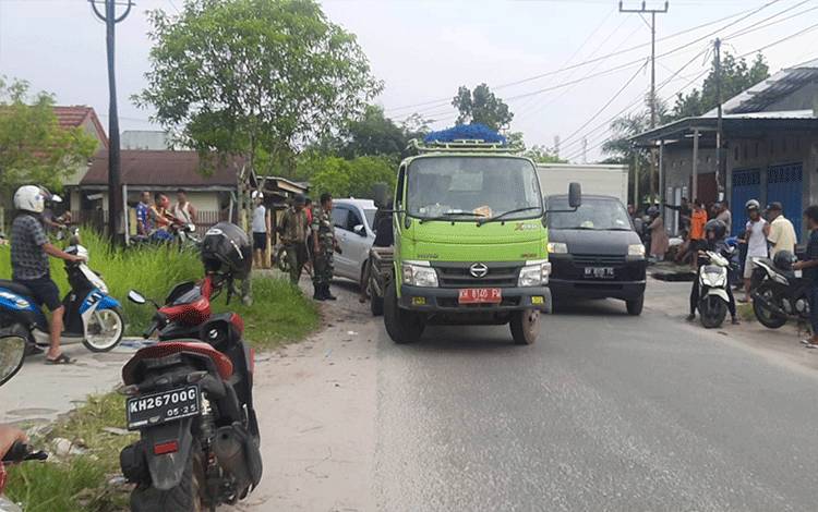 Pikap Tabrak Avanza Lalu Seruduk Motor di Sampit, Korban Dilarikan ke RSUD dr Murjani
