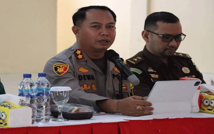 Polres Sukamara Bina Masyarakat lewat Tokoh untuk Tekan Tindak Pidana