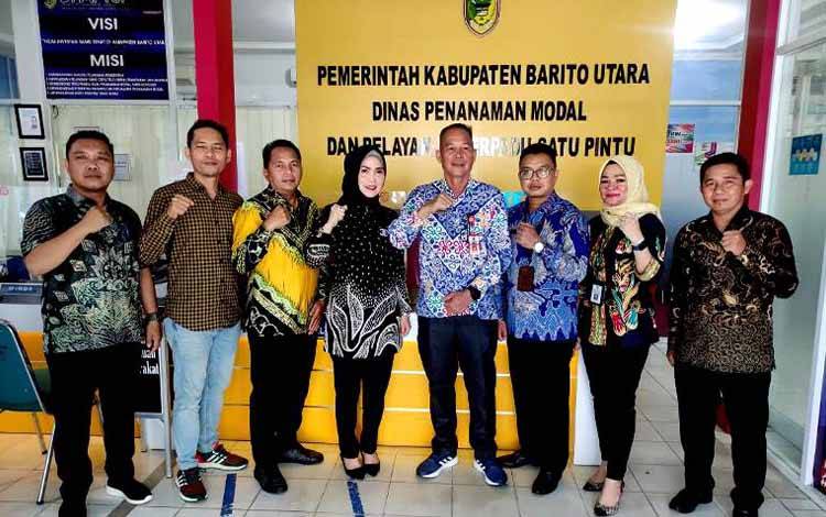 Dinas DPMPTSP Barito Utara Terima Kunker Komisi III DPRD HSS