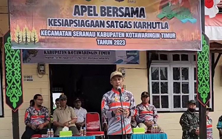 Bersiap Hadapi Karhutla, Seranau Siagakan Perlengkapan Damkar