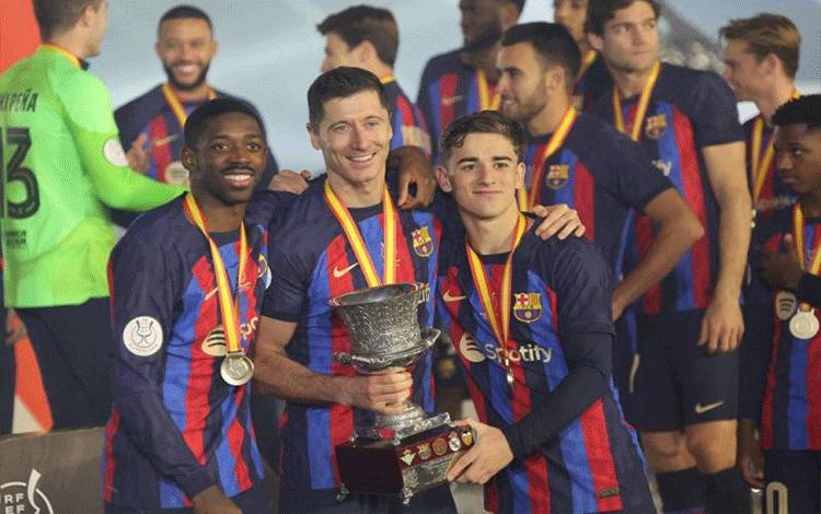 Kalahkan Real Madrid 3-1, Barcelona Juara Piala Super Spanyol 2023