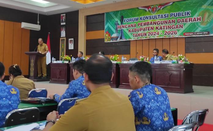 Ini Tujuan Digelarnya Forum Konsultasi Publik Rencana Pembangunan 2024 - 2026 di Katingan
