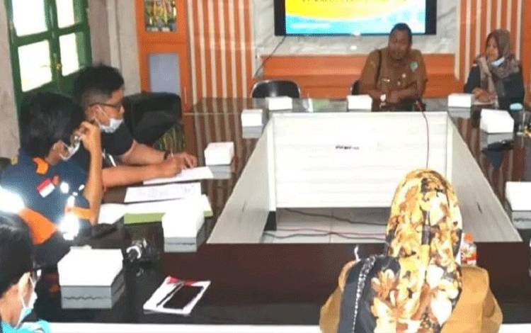 RSUD Lamandau melakukan sosialisasi dan penawaran kerja sama di bidang pelayanan kesehatan dengan managemen PT KPC, Rabu, 18 Januari 2023. (FOTO : HENDI NURFALAH)